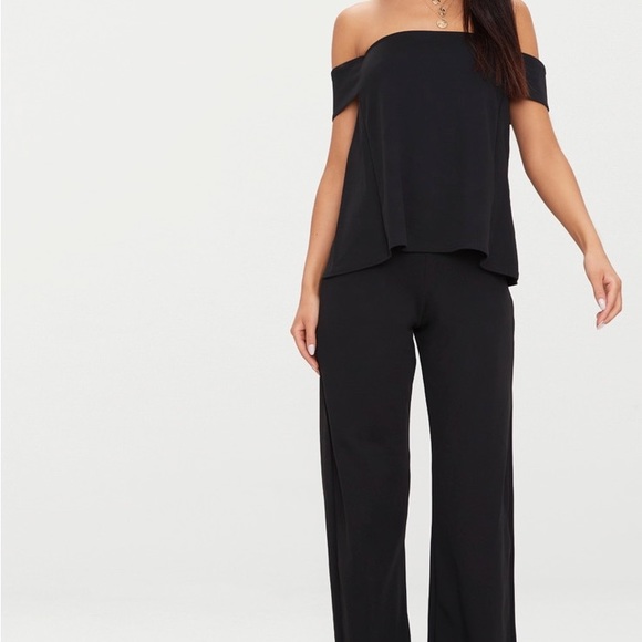 NWT! PrettyLittleThings Bardot off shoulder scuba too! - Picture 2 of 6